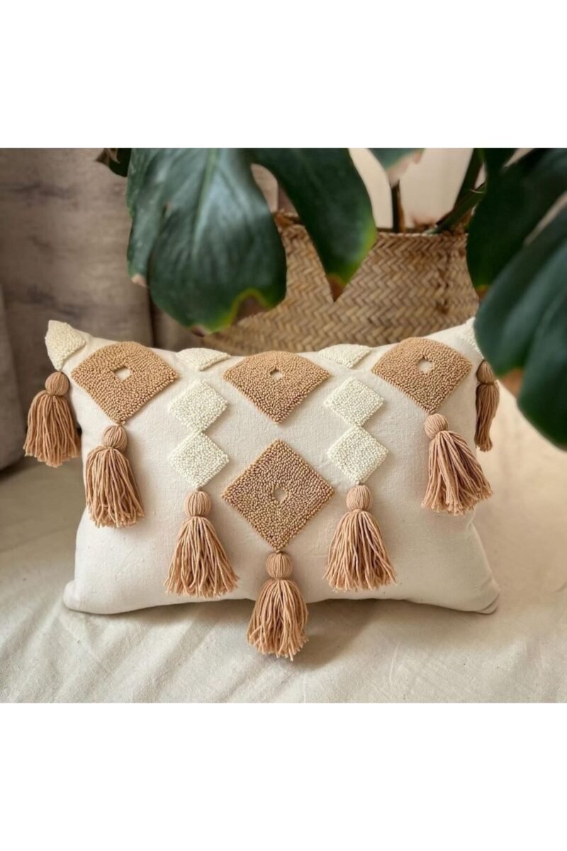 Handmade Punch Pillow Cover