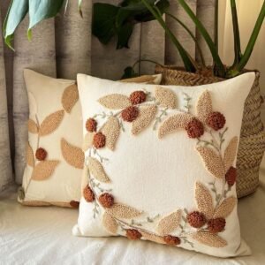 Handmade Punch Pillow Cover
