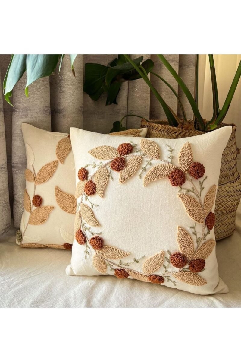 Handmade Punch Pillow Cover