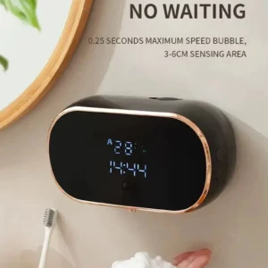 New Automatic Foam Soap Dispensers For Bathroom Smart Washing Hand Machine With USB Charging Two Colors with ABS Material