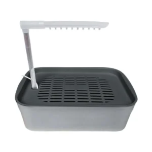 4X7B Electric Bird Bath Tub USB Power Parrots Shower Basin for Home Bird Feathered Caring Supply with Easy Control Water Flows